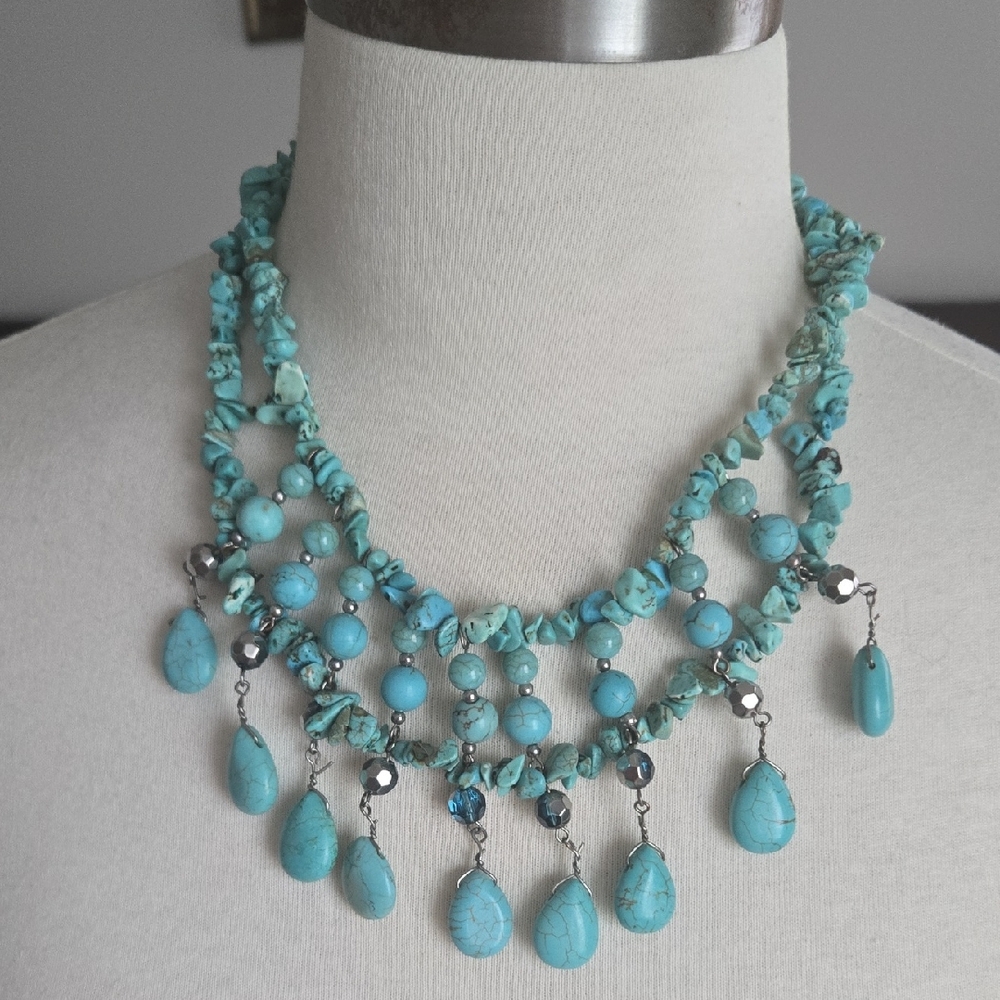 Turquoise Statement Necklace